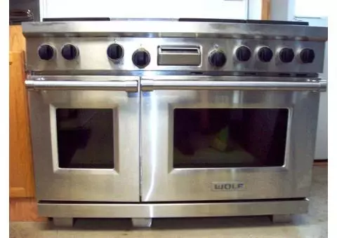 Commercial Stove with Convection Ovens